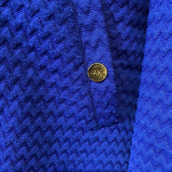 anne klein jacket womens Small royal blue with gold ziper and buttons corpcore - Picture 3 of 10